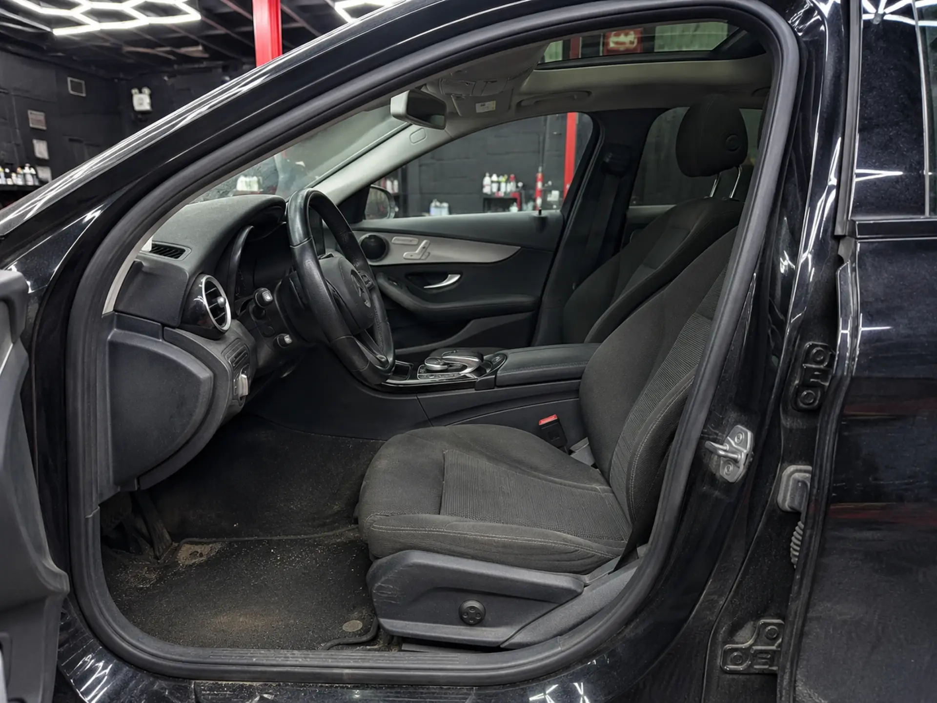 Before professional detailing